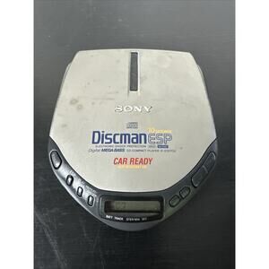 SONY Discman D-E307CK ESP Mega Bass Car Ready Portable CD Player Tested